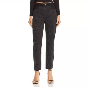 Pistola Nico Women's Embellished High-Rise Straight Leg Jeans